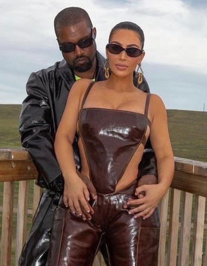 Ким Кардашьян и Канье Уэст были замечены на ужине (фото)