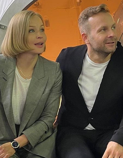 Юлия Пересильд и Клим Шипенко встретились с космонавтами на МКС