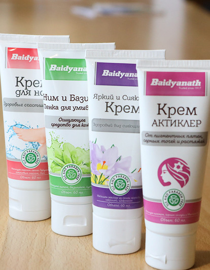 Аювердическая косметика Baidyanath из Индии
