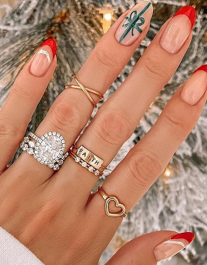 Новогодний дизайн ногтей: 50 стильных, ярких вариантов nail-арта