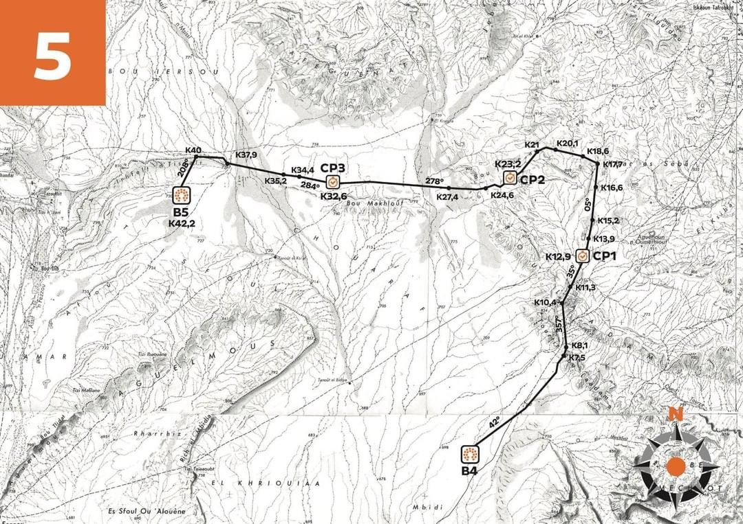 Маршрут марафона де Саблес. 250 км на карте