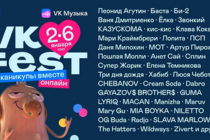 ВКонтакте запустит первый зимний онлайн-фестиваль VK Fest
