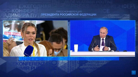 «Социальные сети должны дополнять реальную жизнь молодежи»: Анна Хилькевич задала вопрос Владимиру Путину