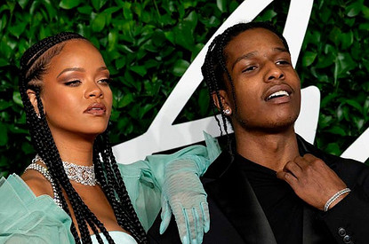 Рианна и A$AP Rocky впервые вышли вместе в свет после слухов о беременности