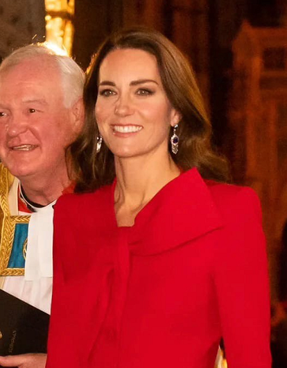 Кейт Миддлтон и принц Уильям появились на рождественском концерте в Вестминстерском аббатстве