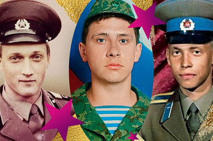 Звездные защитники: 10 фото российских известных мужчин в армейской форме