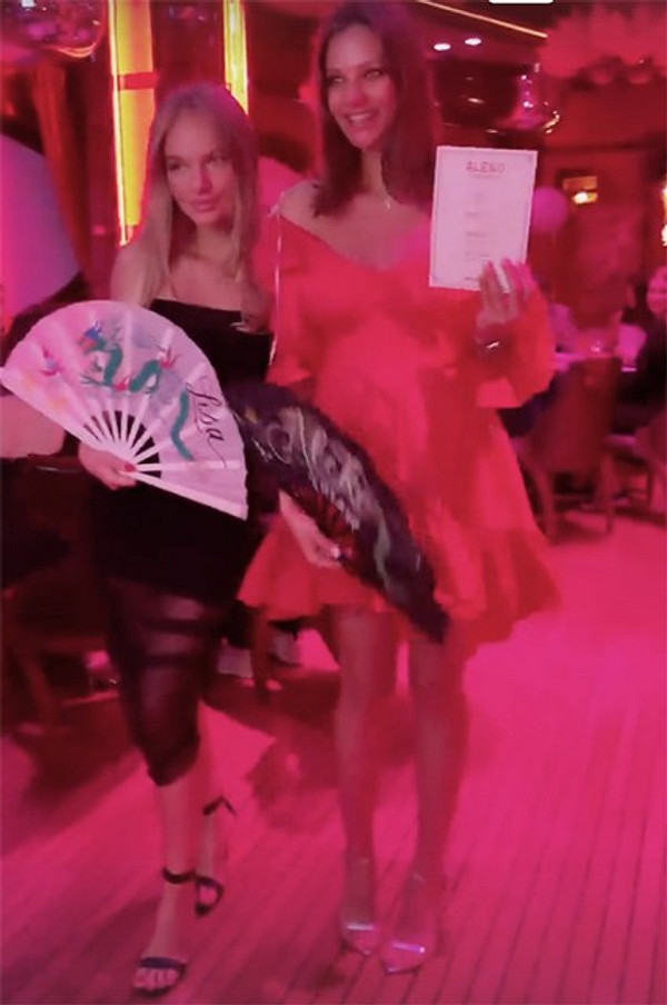 Лиза Пескова показала беременную Алесю Кафельникову на вечеринке (видео)