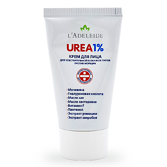 Косметический крем против морщин с увлажняющим и успокаивающим эффектом для чувствительной кожи всех типов. Содержит Urea (мочевину) в концентрации 1% — натуральный увлажняющий компонент...