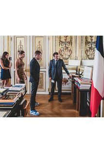 Джастин Бибер и Хейли Болдуин встретились с президентом Франции Эммануэлем Макроном