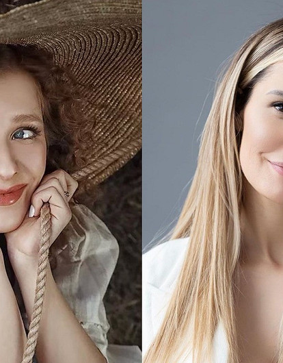 Беременные Лиза Арзамасова и Мария Горбань померились животами