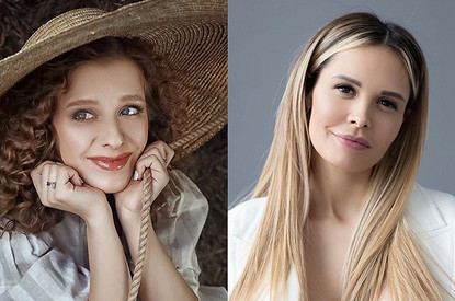 Беременные Лиза Арзамасова и Мария Горбань померились животами