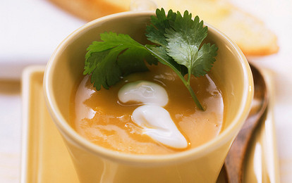 Тыквенный суп с картофелем