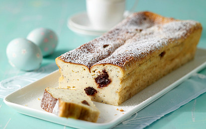 Нежный чизкейк с вишней