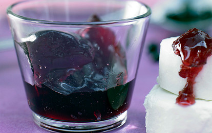 Густое желе из черной смородины