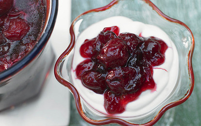 Вишневое варенье с красным вином