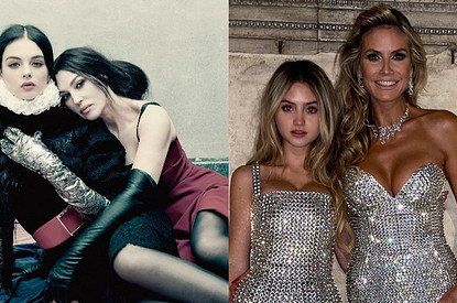 Дочери Моники Беллуччи и Хайди Клум продефилировали на показе Dolce & Gabbana в Венеции (видео)