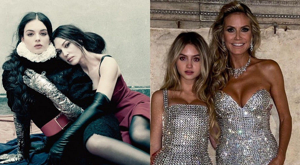 Дочери Моники Беллуччи и Хайди Клум продефилировали на показе Dolce & Gabbana в Венеции (видео)
