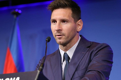 Лионель Месси расплакался после ухода из «Барселоны» (видео)