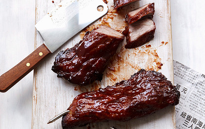 Свинина на гриле в глазури