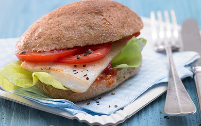 Рыбный бургер с треской