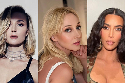 Кристина Орбакайте и Полина Гагарина повторили образ Ким Кардашьян (один в один)