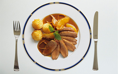 Утка с апельсином