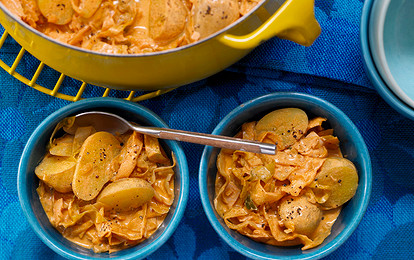 Рагу из картофеля и капусты