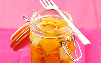 Маринованная тыква с имбирем