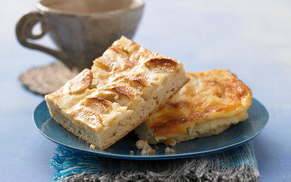 Яблочный пирог со сметаной