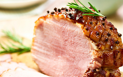 Запеченная ветчина в апельсиновой глазури