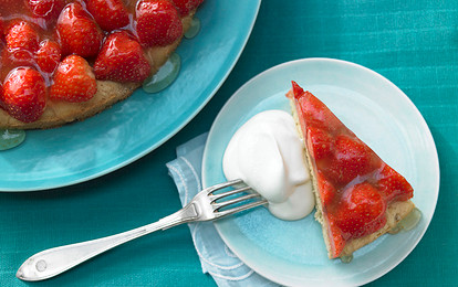 Клубничный торт с желе