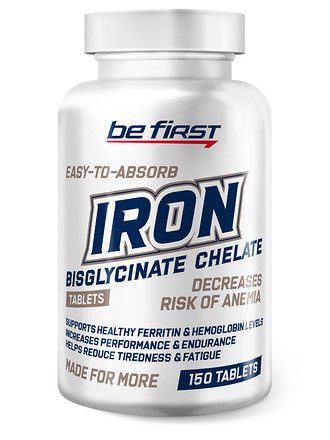 Железа хелат Iron bisglycinate chelate от be first cнижает 
...