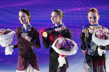 Российские фигуристки заняли весь пьедестал на чемпионате Европы в Таллине