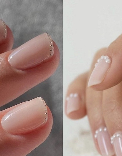 Cвадебный маникюр для невесты 2022: 55 идей с фото