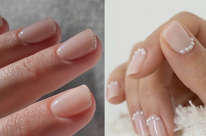 Cвадебный маникюр для невесты 2022: 55 идей с фото