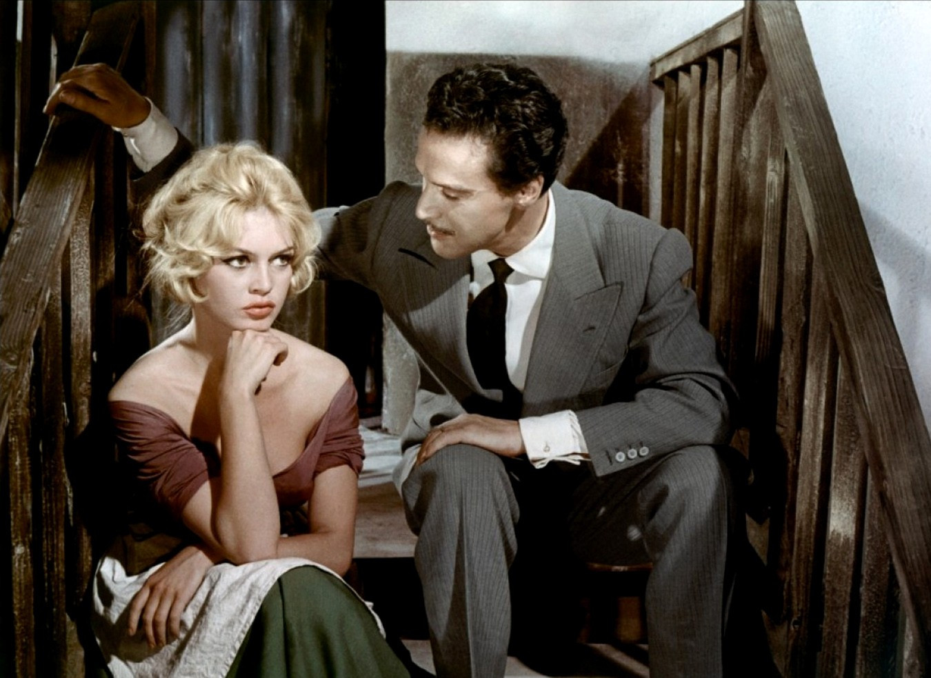 Старый соблазняет девушку. Женщина и паяц / la femme et le Pantin / 1959.