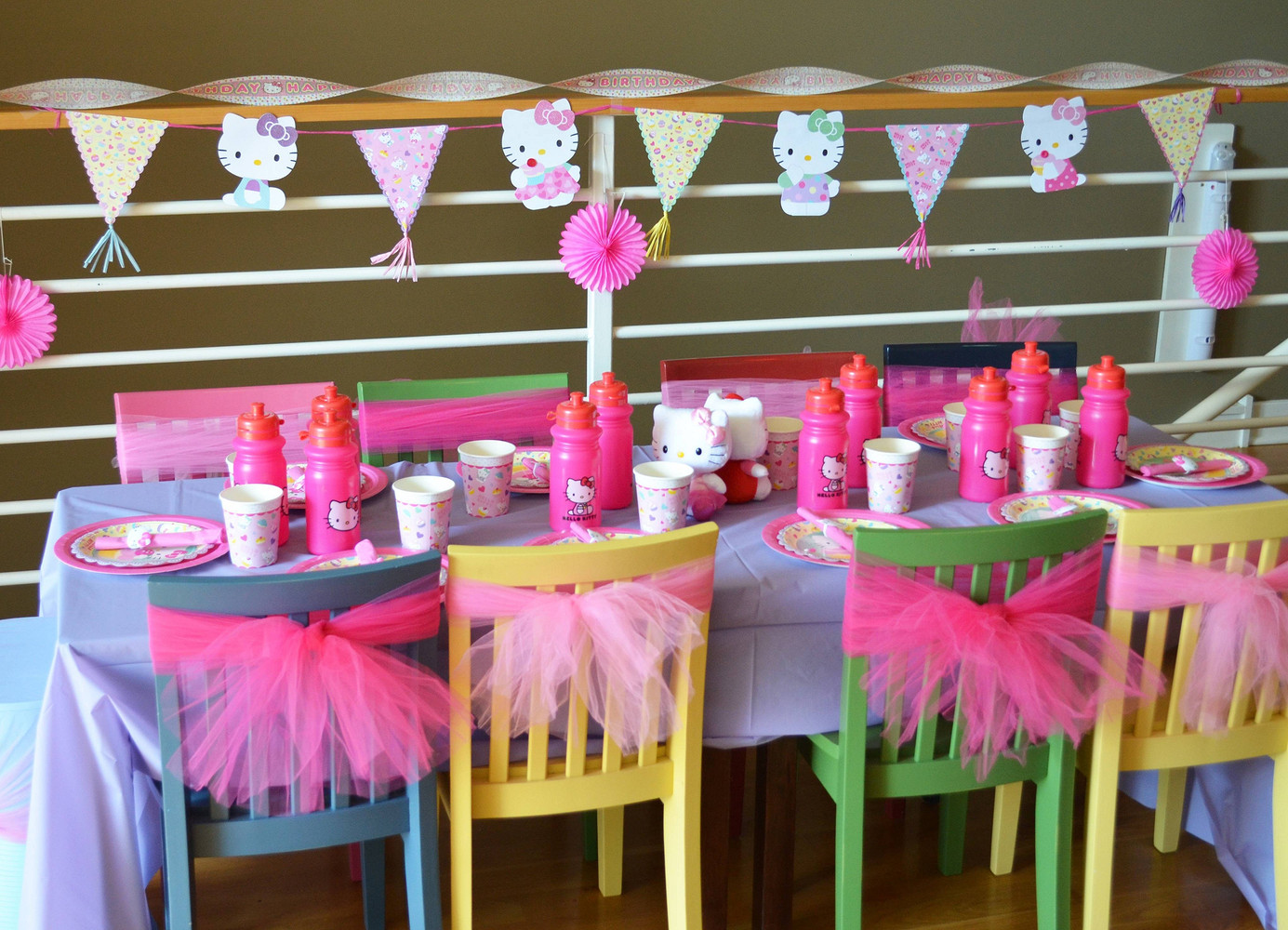 Детский стол на день рождения как украсить