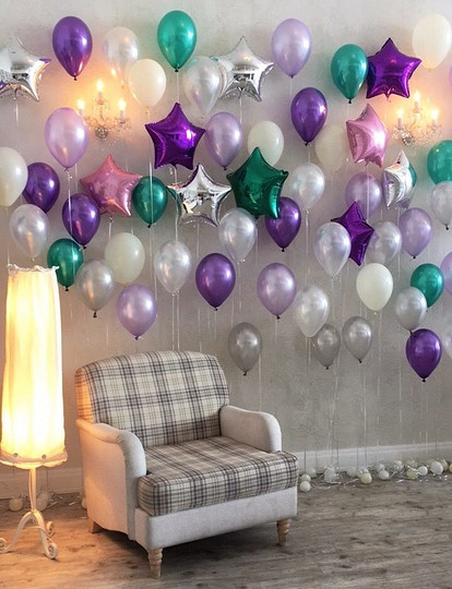 Украшение комнаты на день рождения (62 фото)