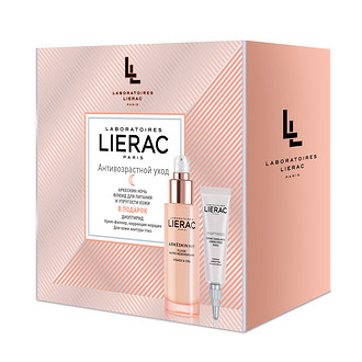 Французская лаборатория Lierac Paris представила антивозрастной подарочный набор для ночного применения. В его составе флюид для питания и упругости кожи и интенсивный крем-филлер.