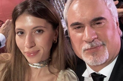 Валерий Меладзе провел вечер в компании дочери и ее возлюбленного