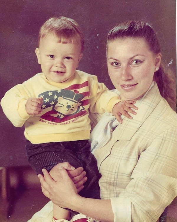 Роза Сябитова с сыном Денисом