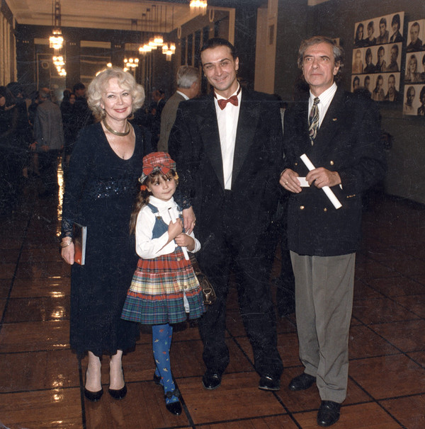 Светлана Немоляева, Александр Лазарев, Александр Лазарев-младший с дочкой Полиной