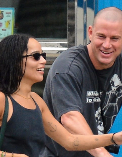 Зои Кравиц и Ченнинг Татум впервые за долгое время вышли вместе в свет