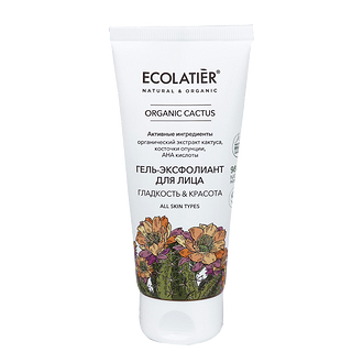 Гель-эксфолиант для лица из серии Organic Cactus от Ecolatier содержит скрабирующие частицы опунции, которые мягко, но эффективно очищают и отшелушивают кожу, улучшая кровообращ...