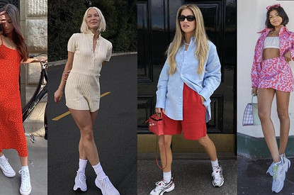 Самые модные женские кроссовки 2022: разбираем тренды с примерами от фэшн-блогеров