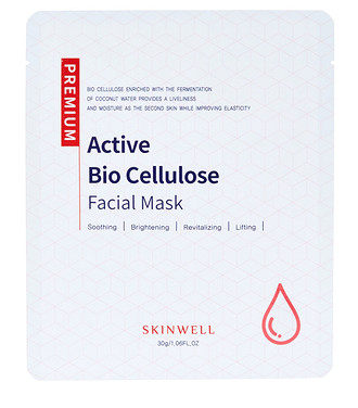 Восстанавливающая биоцеллюлозная маска Active Bio Cellulose Mask от SKINWELL