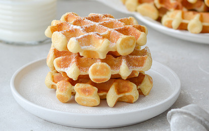 Лучшие бельгийские вафли на дрожжах