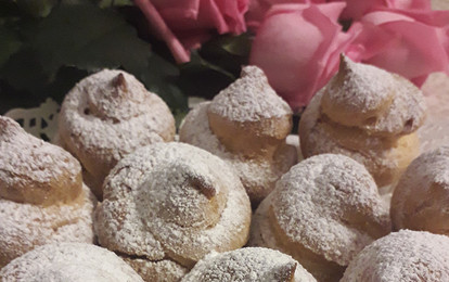 Профитроли с нежным сливочным кремом