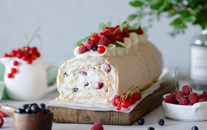 Меренговый рулет