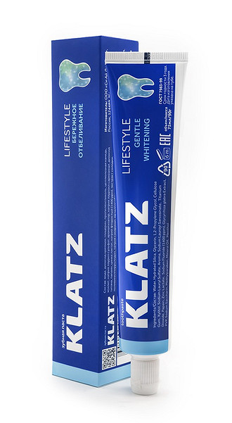 Зубная паста Klatz Бережное отбеливание